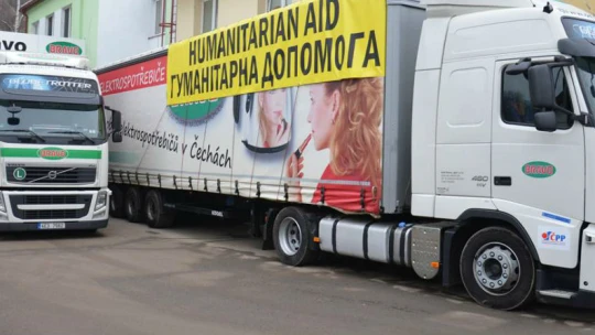 Štěpánek, Babiš a&nbsp;spol. posílají na Ukrajinu druhý humanitární konvoj