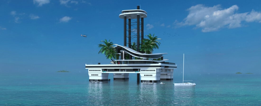 Nové lákadlo pro milionáře: ostrov pro soukromé ponorky vám vyrobí na míru