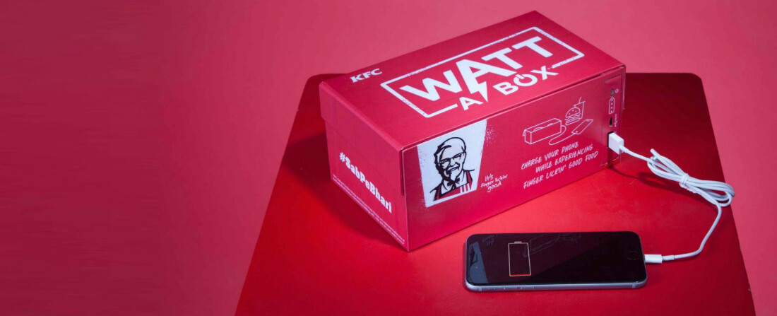 Hranolky se zásuvkou. Indické KFC řeší problém s vybitým mobilem