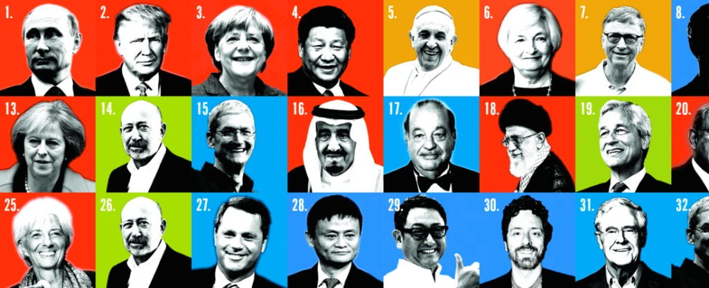 Putin, Trump, Gates i&nbsp;František. Toto je 74 nejmocnějších lidí světa