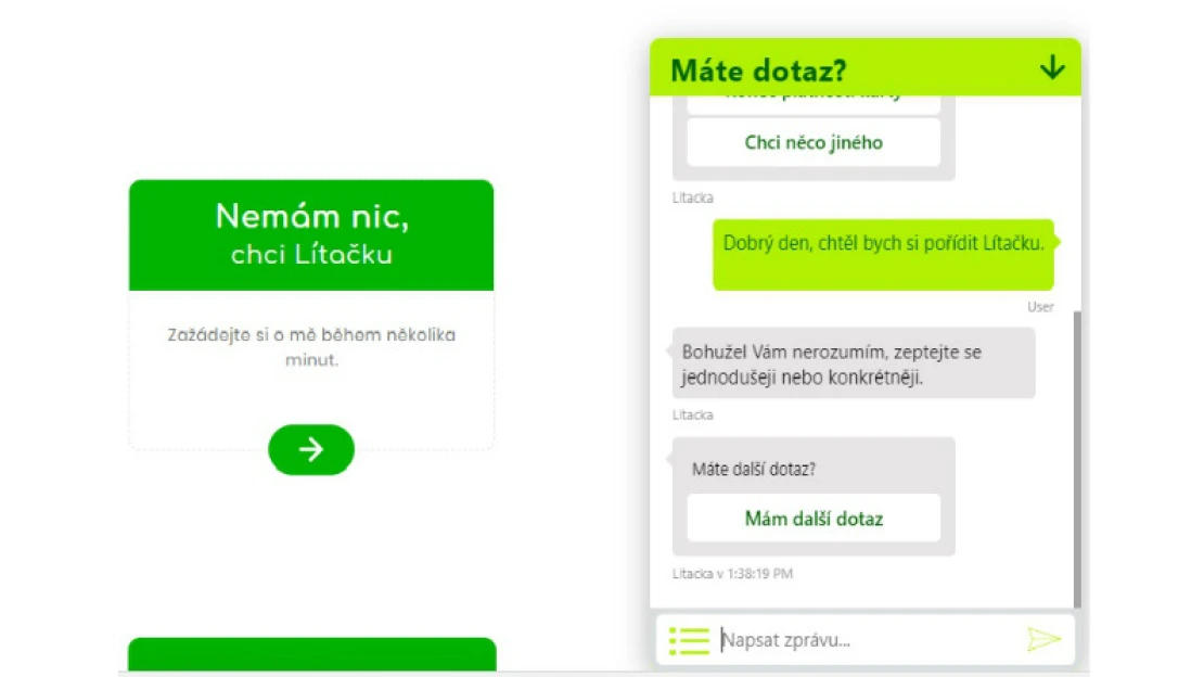 Dobrý den, tady robot. Praha spustila chatbota ke kartě Lítačka