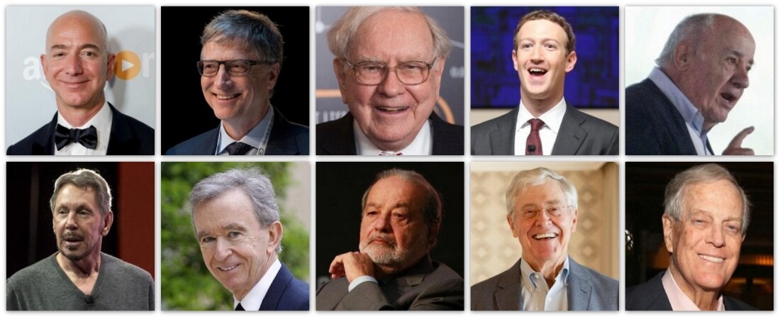 Dolaroví miliardáři 2018: Kellner je nejvýše v historii a Gates už není první
