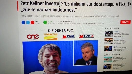 Falešný Kellner láká na bitcoiny. PPF bojuje s&nbsp;lavinou na Facebooku, zapojila právníky