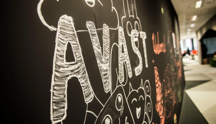 Avast logo kanceláře. Foto: Michael Tomeš