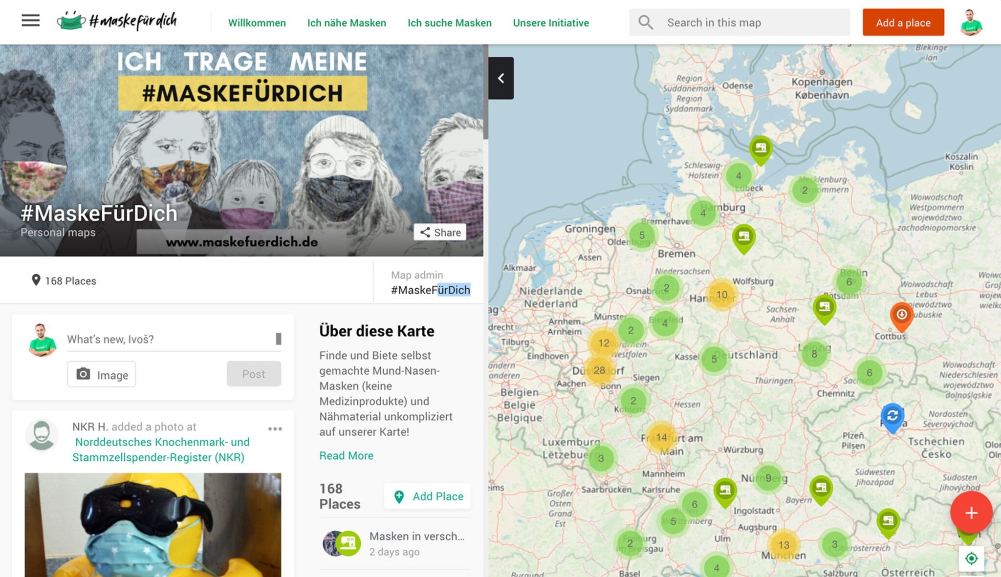 Svět se od nás učí. S mapou roušek se český startup prosadil v Německu i v Brazílii