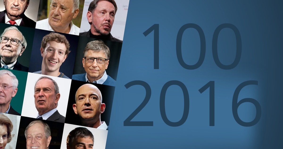 100 nejbohatších lidí světa 2016