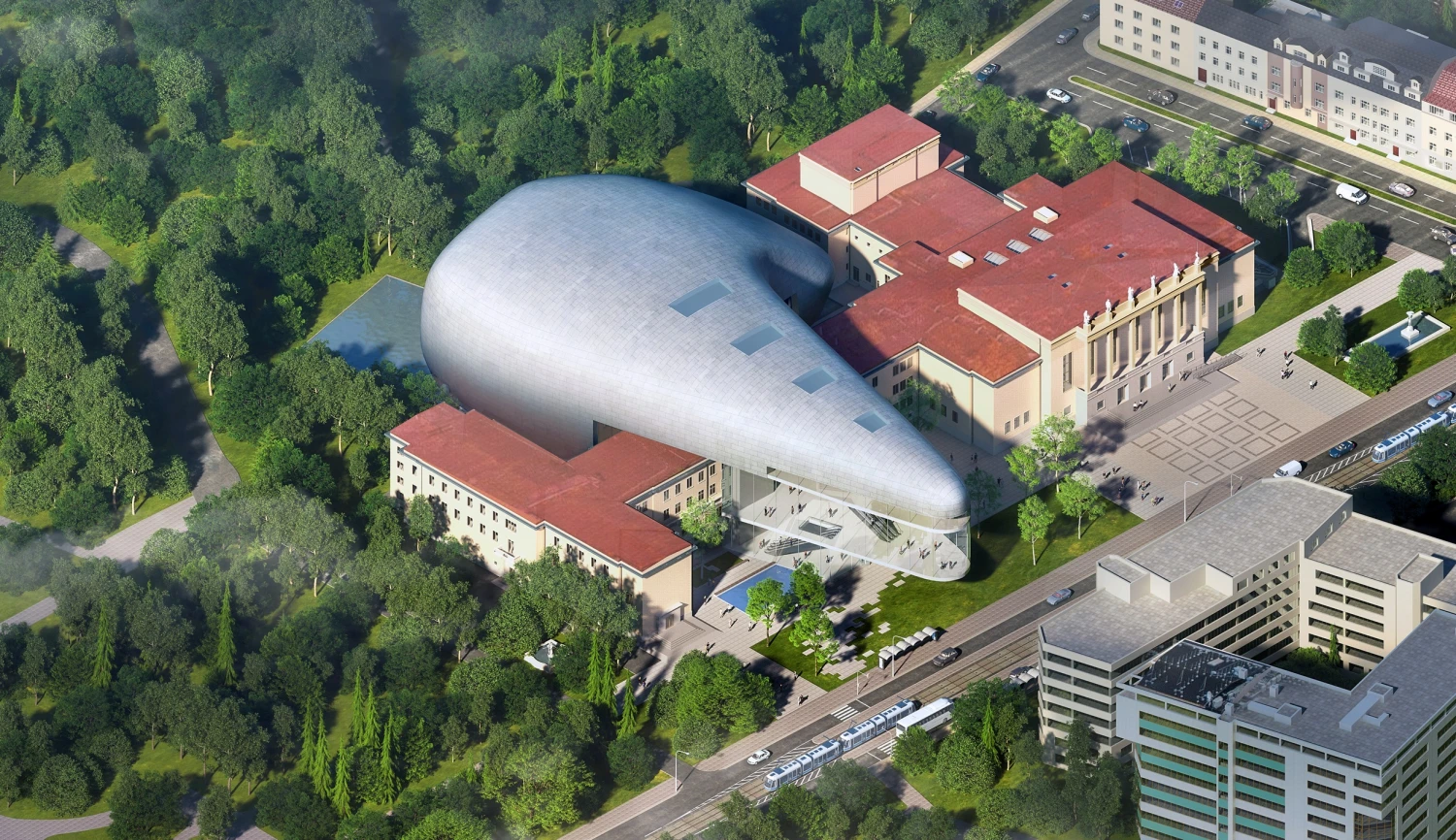 Dřív než Praha. Ostrava začala stavět koncertní sál a chystá se na mrakodrapy
