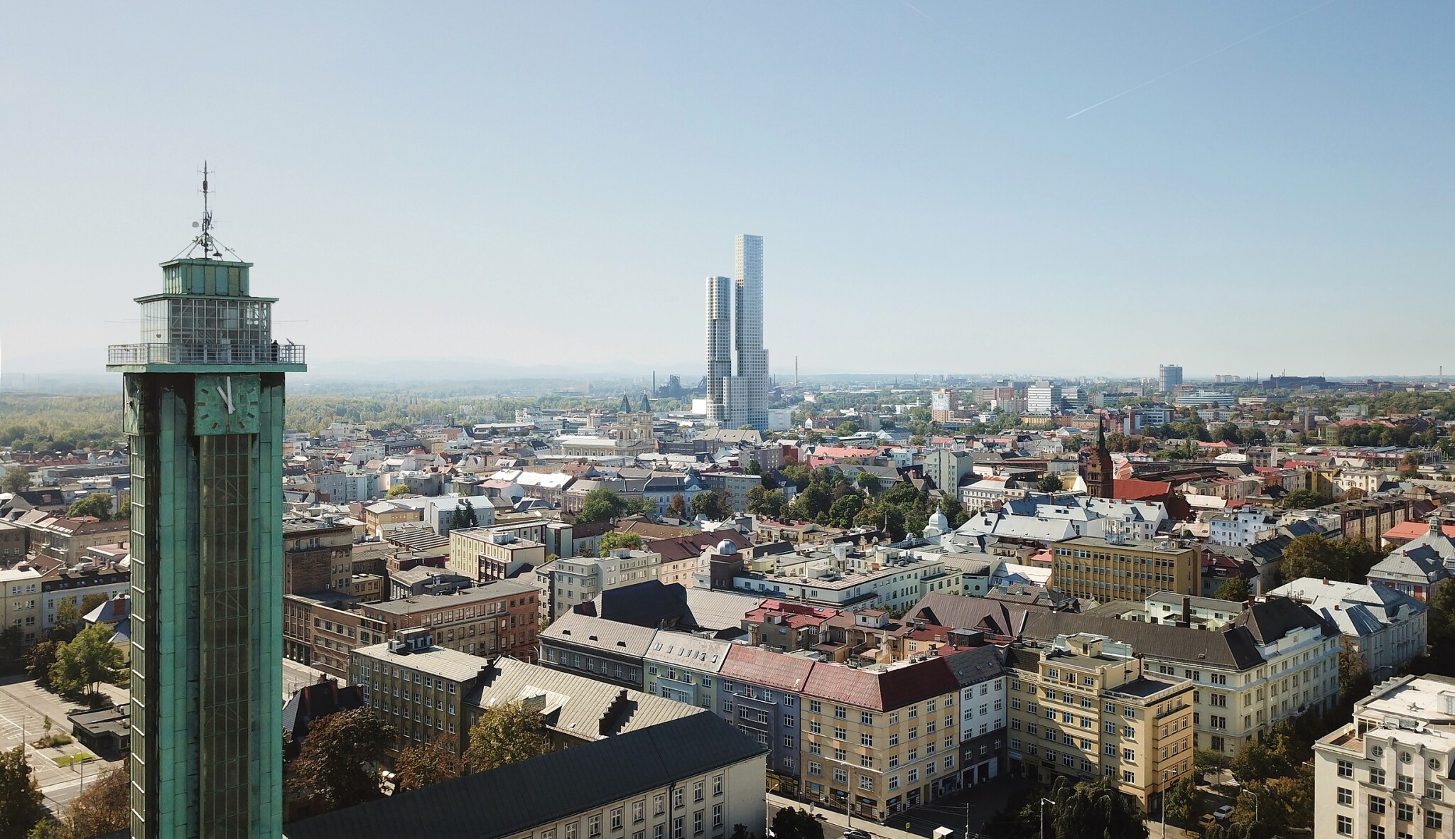 Ostrava chce nejvyšší mrakodrap v Česku. Pražské plány přeroste o sto metrů