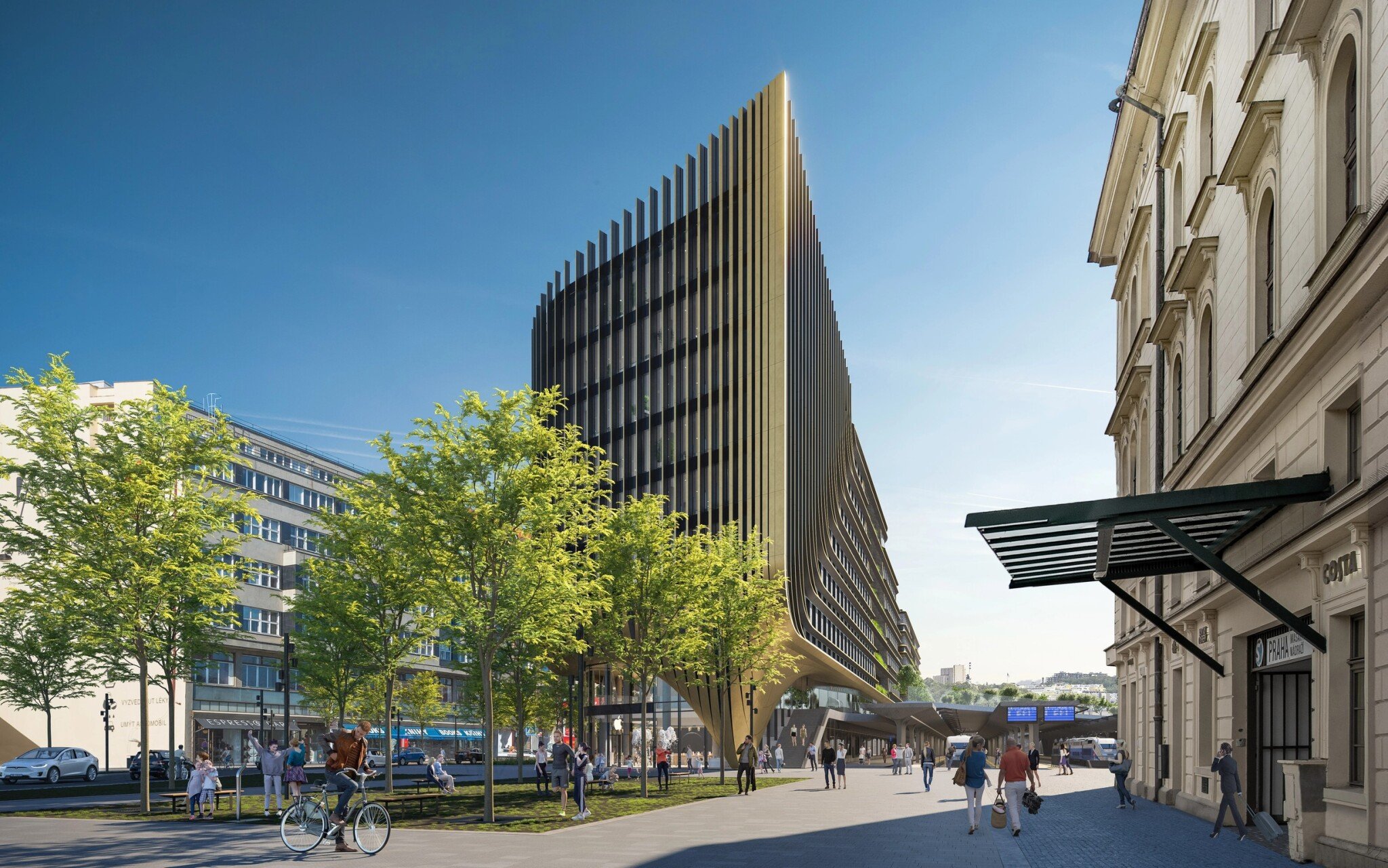 Penta zahájila stavbu dvou budov u Masarykova nádraží v Praze