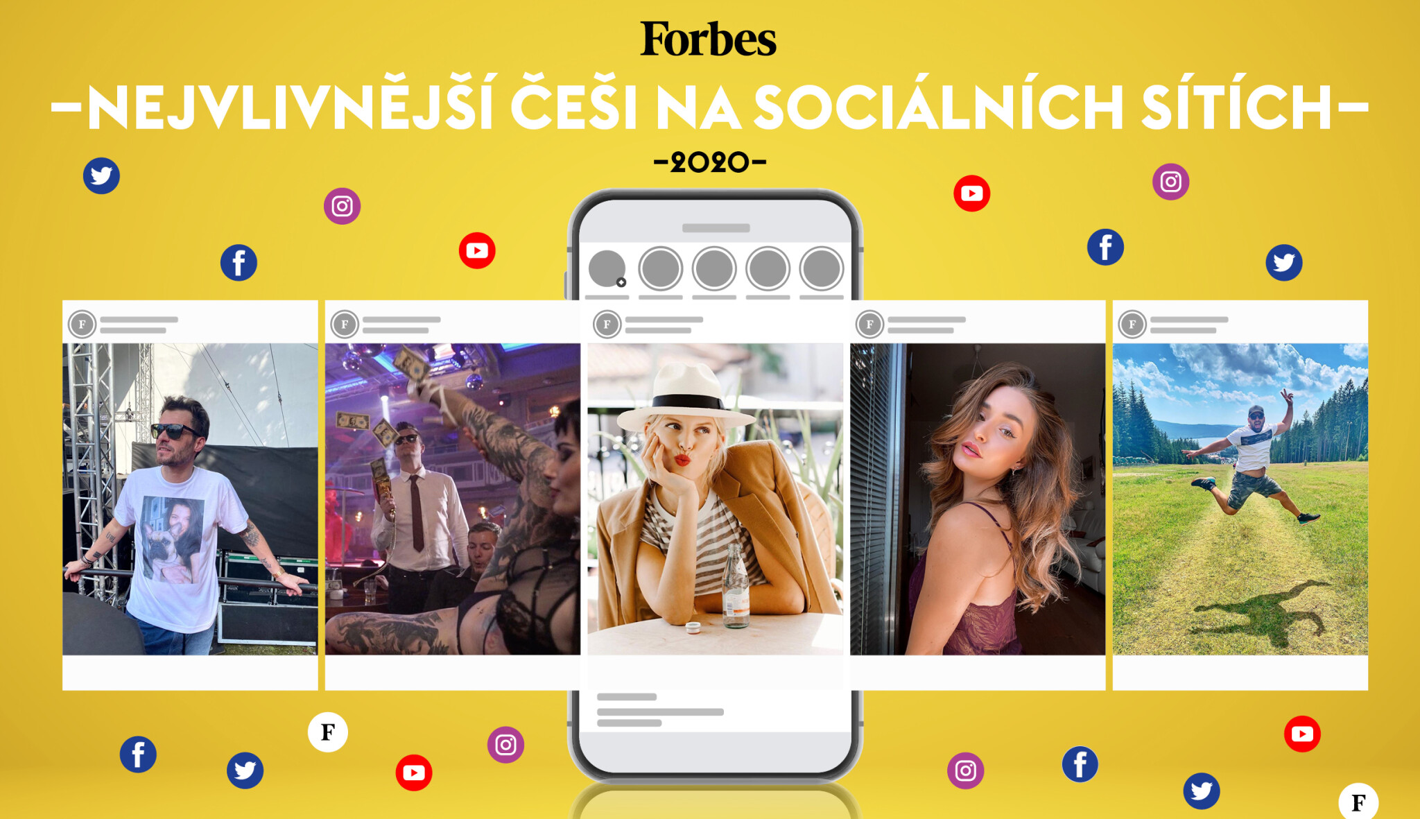 Kovy, Jágr, Mareš. Tohle je 30 nejvlivnějších Čechů a Češek na sociálních sítích roku 2020