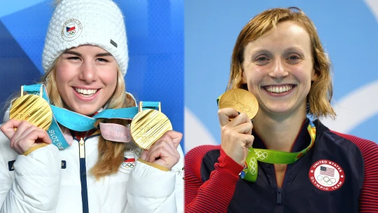 Ledecká fandí, Ledecky vítězí. Rodinná pouta olympijských vítězek