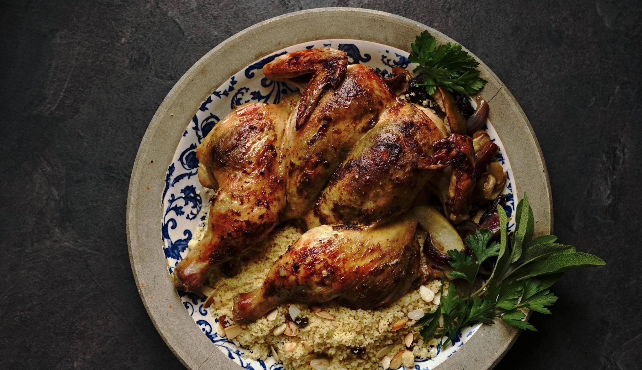 S vůní Orientu: Marocké kuře s mandlovým kuskusem