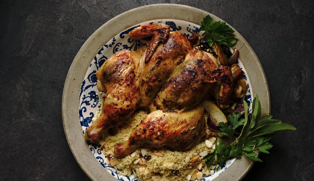 S vůní Orientu: Marocké kuře s&nbsp;mandlovým kuskusem