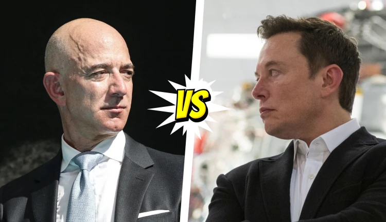 Jeff Bezos versus Elon Musk