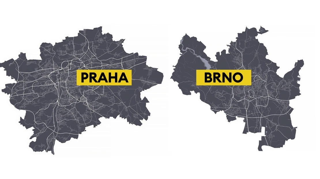 Heat mapa Prahy a Brna. Kde očekávat největší stavební a ekonomický rozvoj?