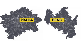 Heat mapa Prahy a&nbsp;Brna. Kde očekávat největší stavební a&nbsp;ekonomický rozvoj?