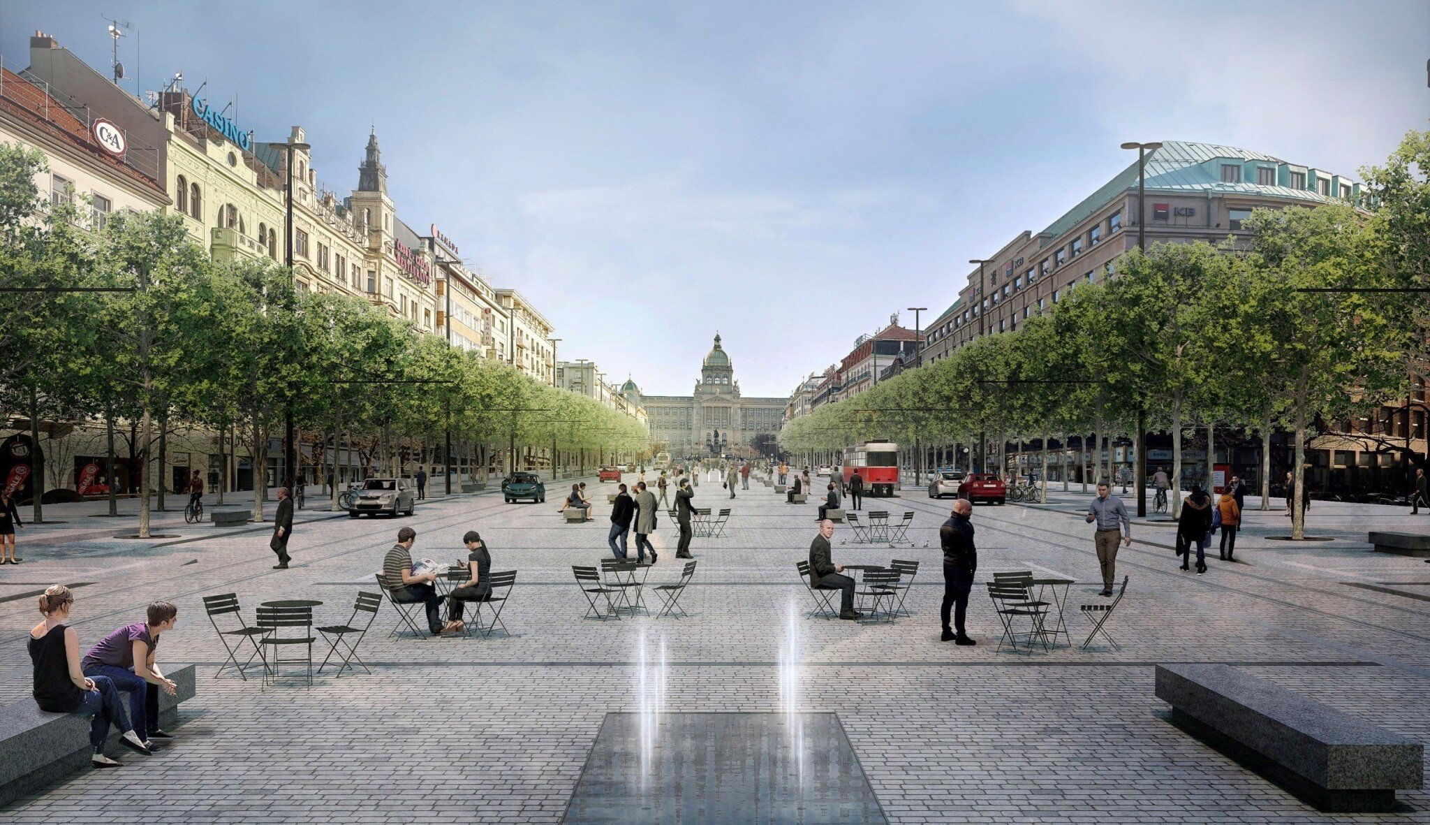 Rekonstrukce Václavského náměstí pomůže byznysu a přiláká nové investory