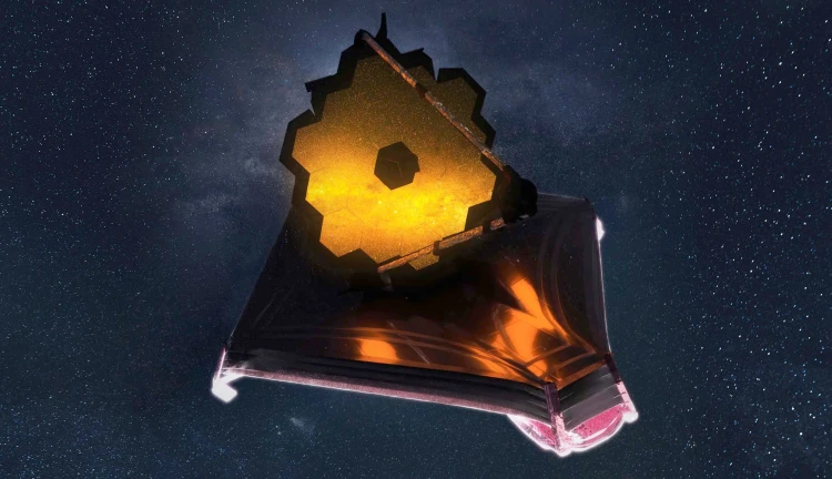 Vizualizace Vesmírného dalekohledu Jamese Webba
