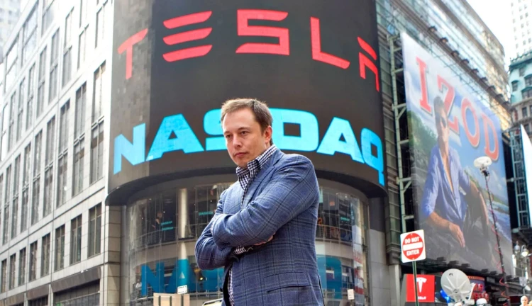Elon Musk před Nasdaq