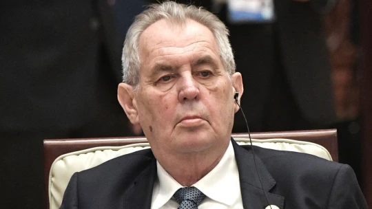 Prezident Zeman promluvil k&nbsp;národu. Proti Rusku je podle něj zapotřebí rozhodné reakce