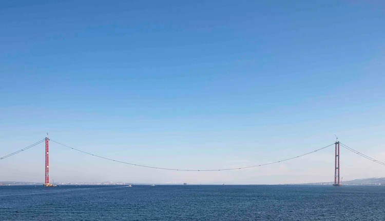 nejdelší visutý most na světě, Dardanely, Turecko