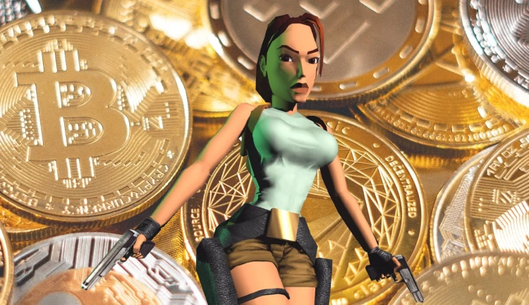 Lara Croft a kryptoměny