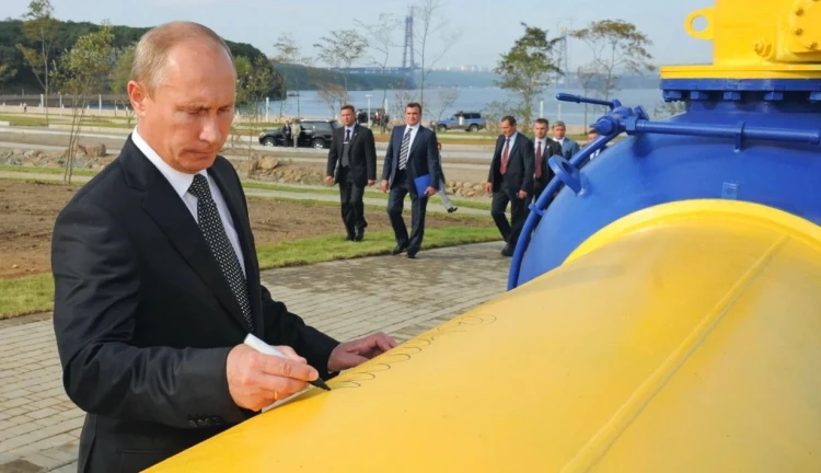 Putin a plyn