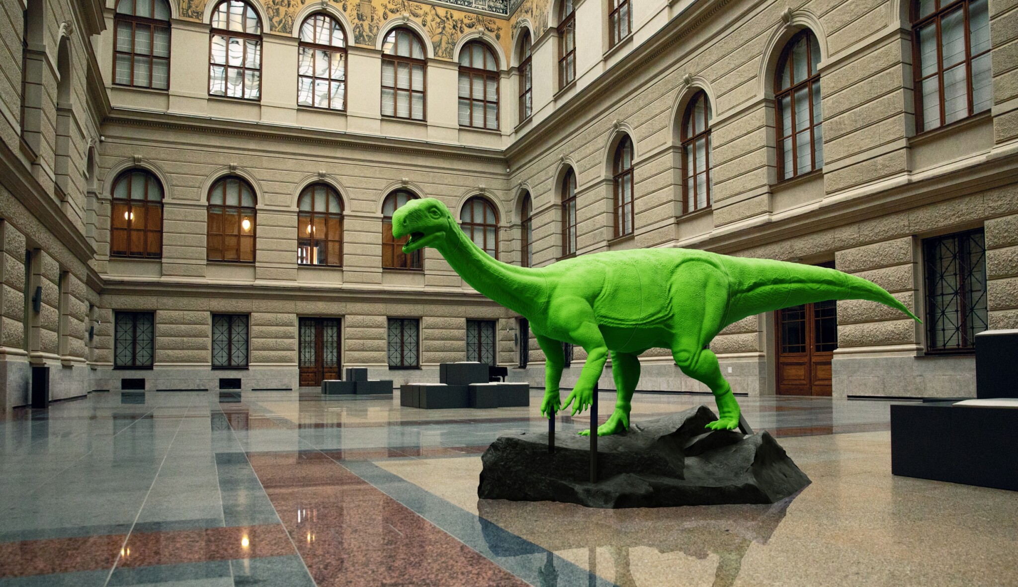 Do Národního muzea zamíří Pla(s)teosaurus. Má ambice zapsat se do Guinessovy knihy rekordů