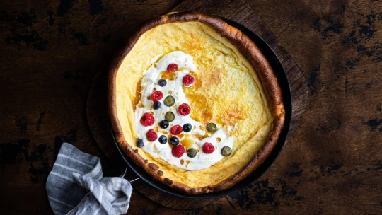 Palačinka Dutch Baby. Efektní vzhled &#038; rychlá příprava, zkrátka ideální snídaně