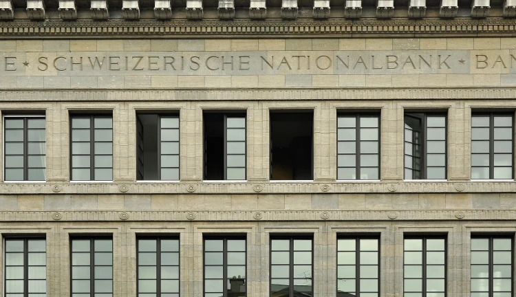 Fasáda švýcarské národní banky