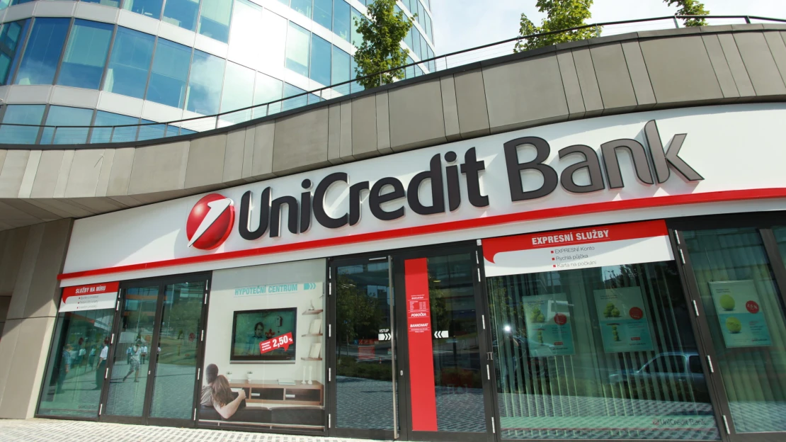 UniCredit Bank zaznamenala nárůst zisku o dvacet procent. Zvýšil se objem vkladů i úvěrů