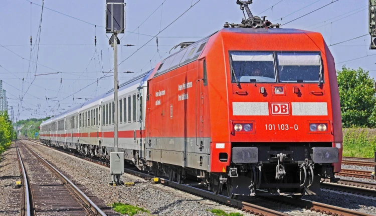 Vlak, Lokomotiva, Německo, Deutsche Bahn