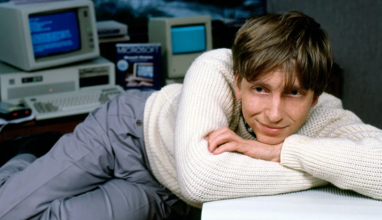 mladý Bill Gates