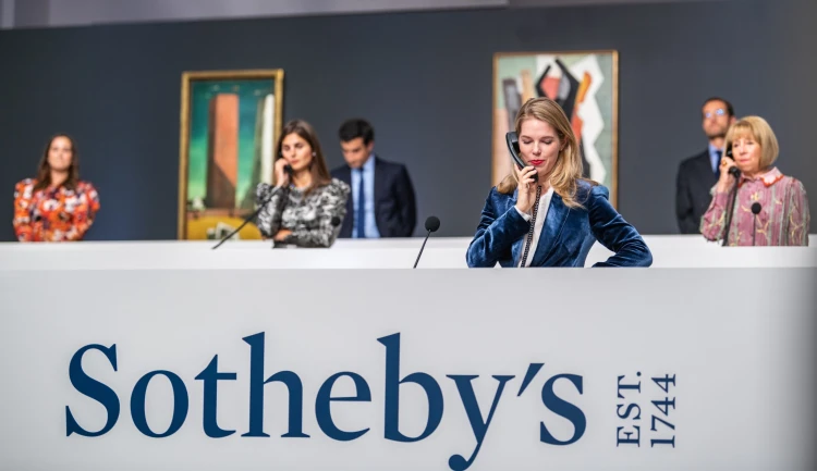 Aukce umění v Sotheby's