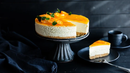 Nepečte, chlaďte. Svěží mandarinkový cheesecake bez pečení