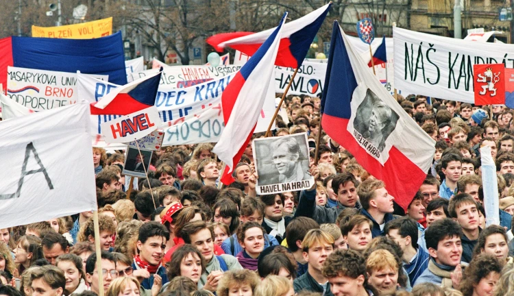 Demonstrace studentů 19. prosince 1989