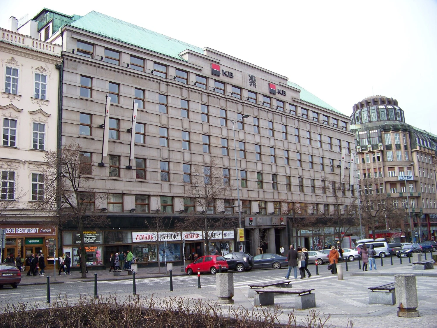 Komerční banka prodává svoji budovu na Václavském náměstí. Cenu určí nabídka