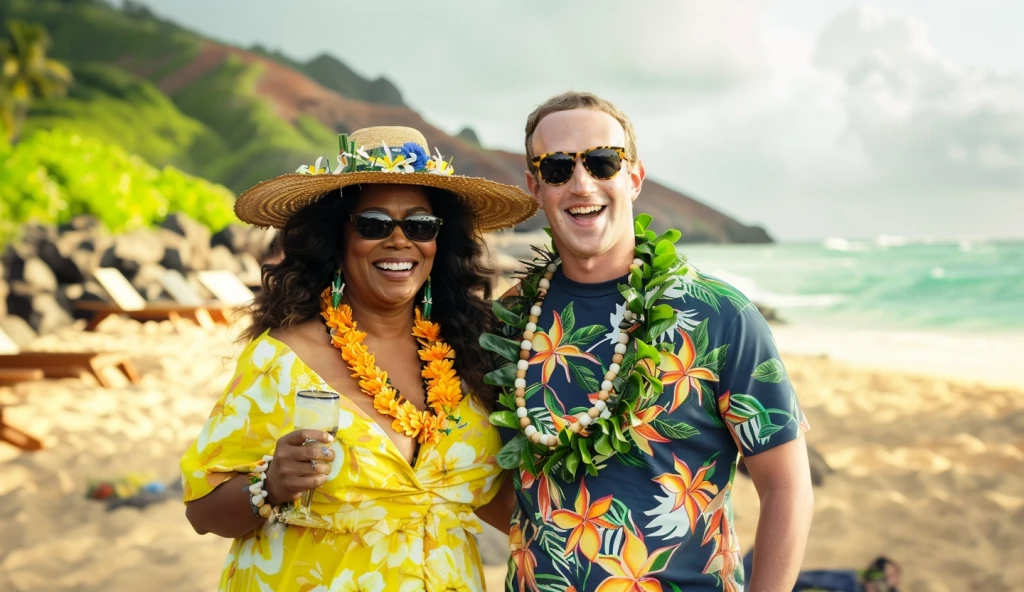 Oprah i&nbsp;Mark Zuckerberg. Miliardáři skupují Havajské ostrovy pro sebe