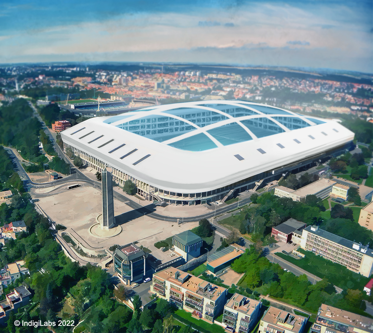 Návrh na budoucí podobu strahovského stadionu