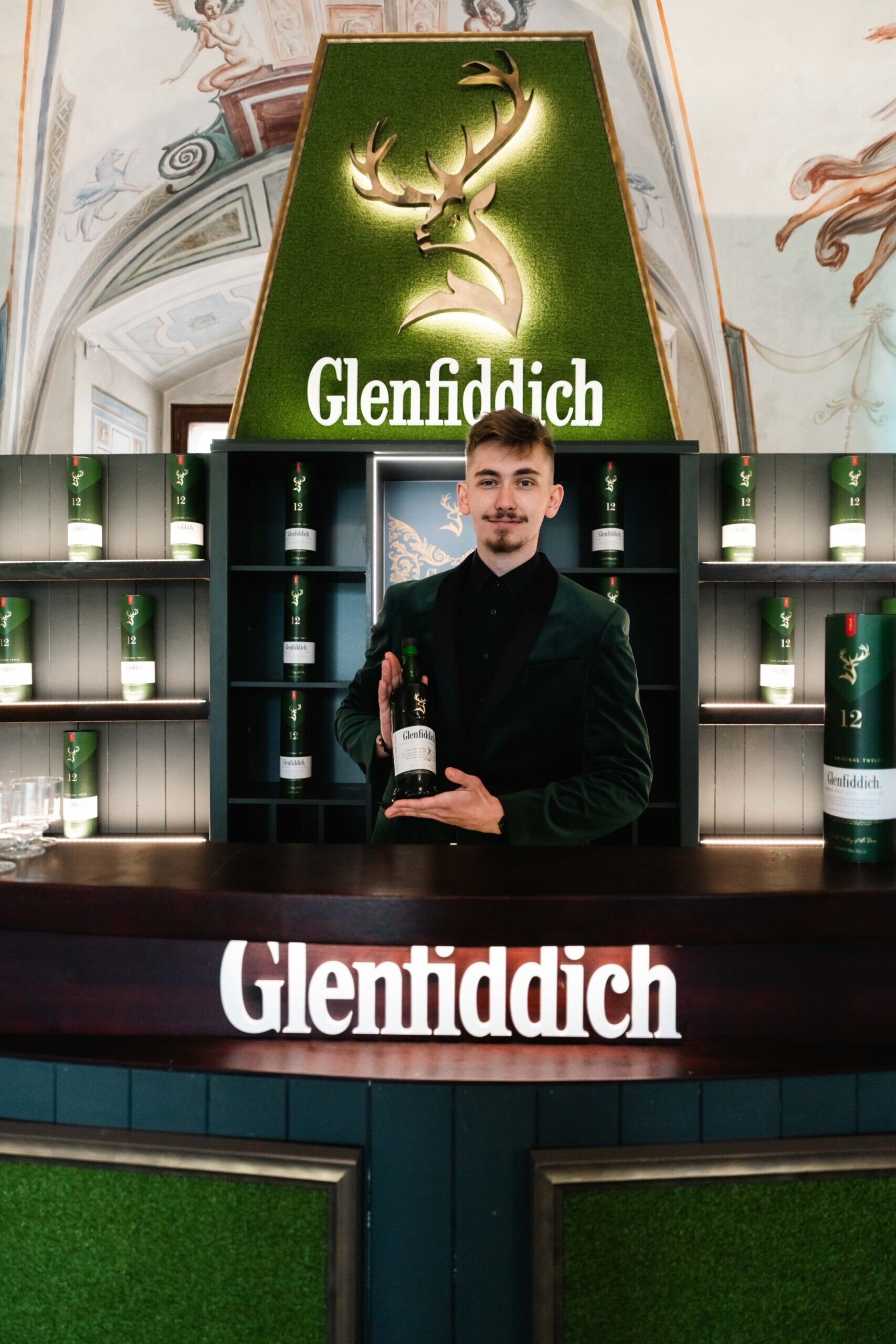 Na příznivce výraznějších chutí čekala světově nejoceňovanější skotská single malt whisky – dvanáctiletá Glenfiddich.