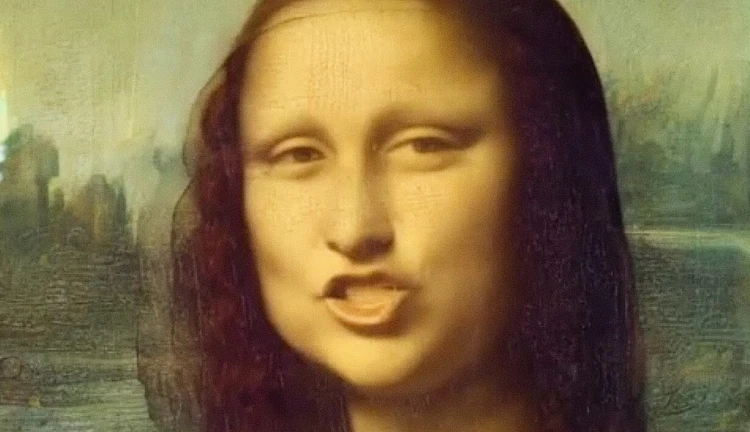 Mona Lisa přišla o&nbsp;úsměv a&nbsp;rapuje. Co dokáže zatím neveřejný model AI?