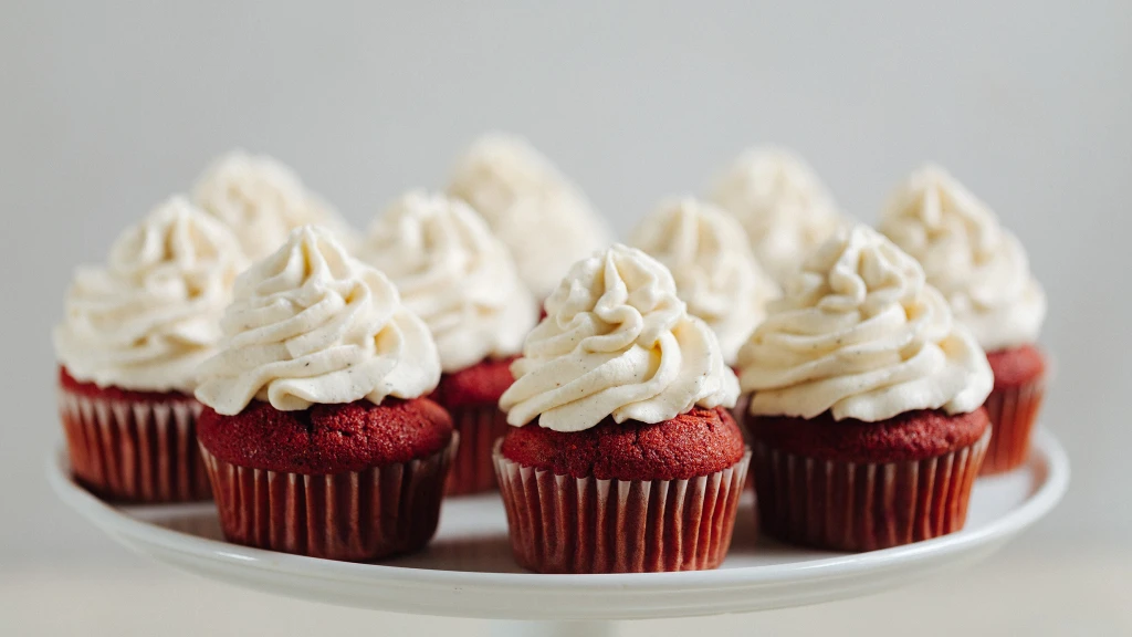 Red velvet cupcakes. Jednodušší verze sametového dortu