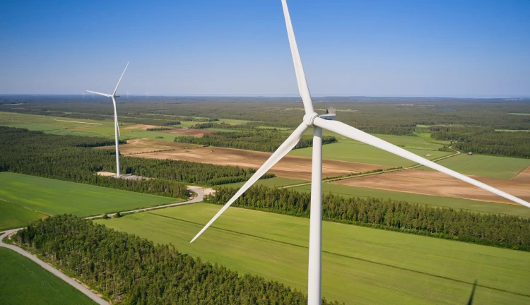 Větrné elektrárny ve Finsku