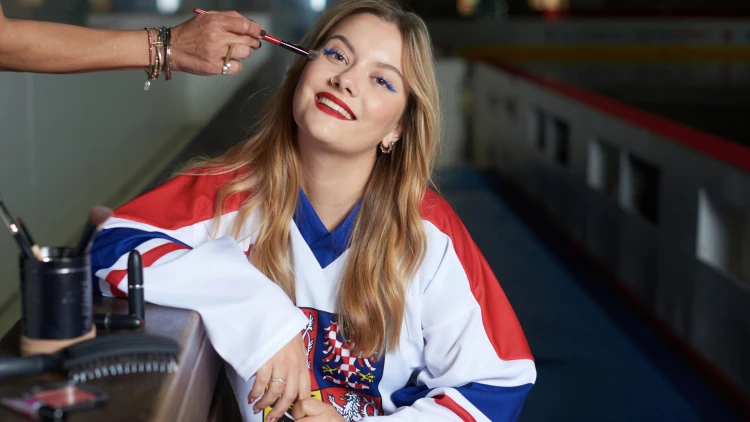 Virtuální zrcadlo. Make-up trendy od Notina poprvé na hokejovém šampionátu