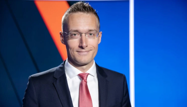 Slovenský televizní moderátor Michal Kovačič