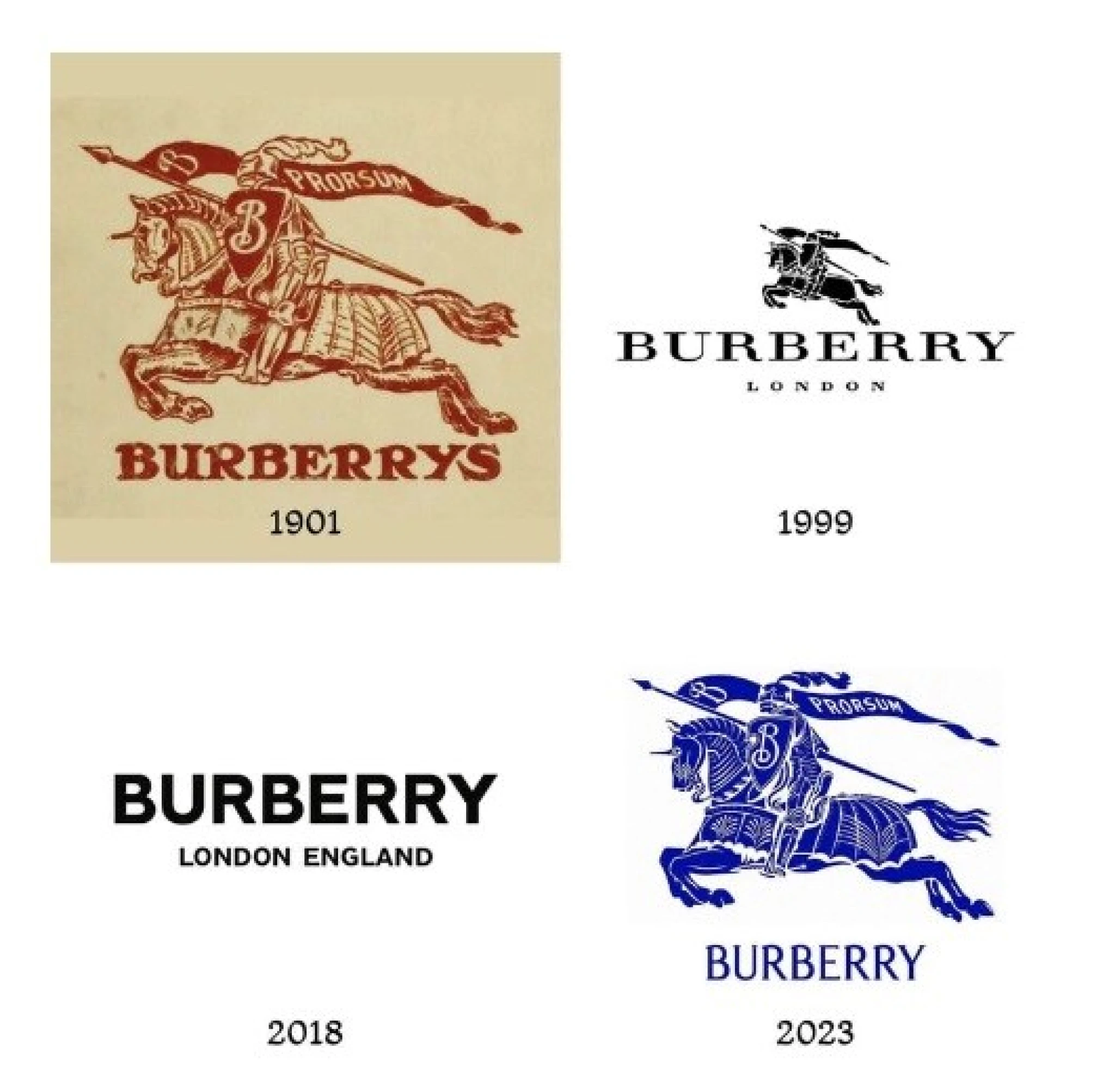 Evoluce Burberry loga