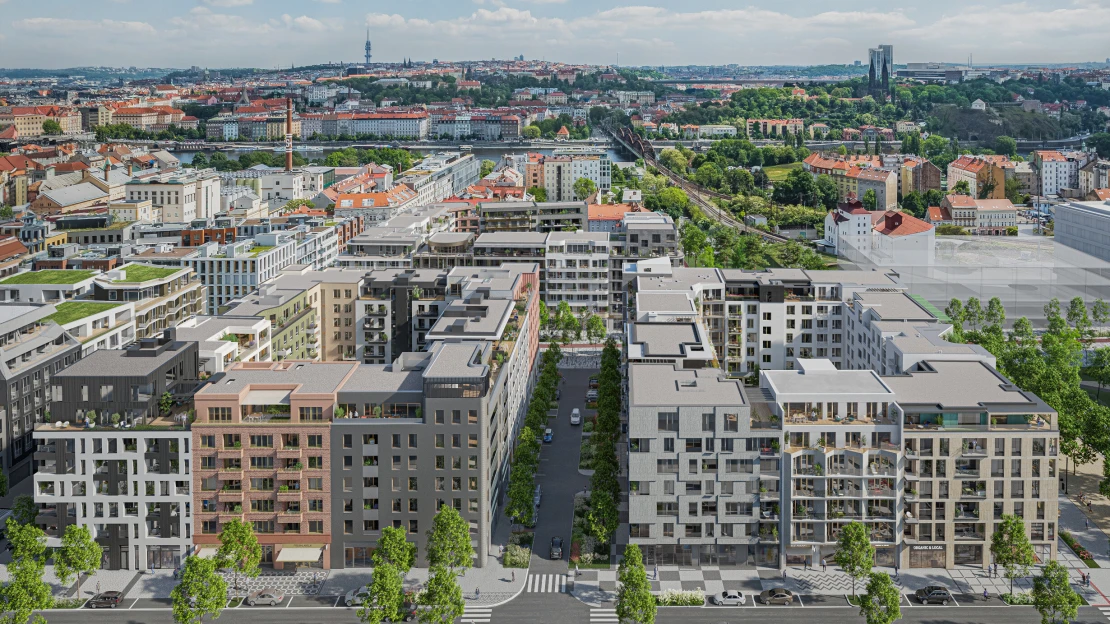 Nic většího v Praze od vzniku Vinohrad nepostavili. Smíchov City míří do další fáze