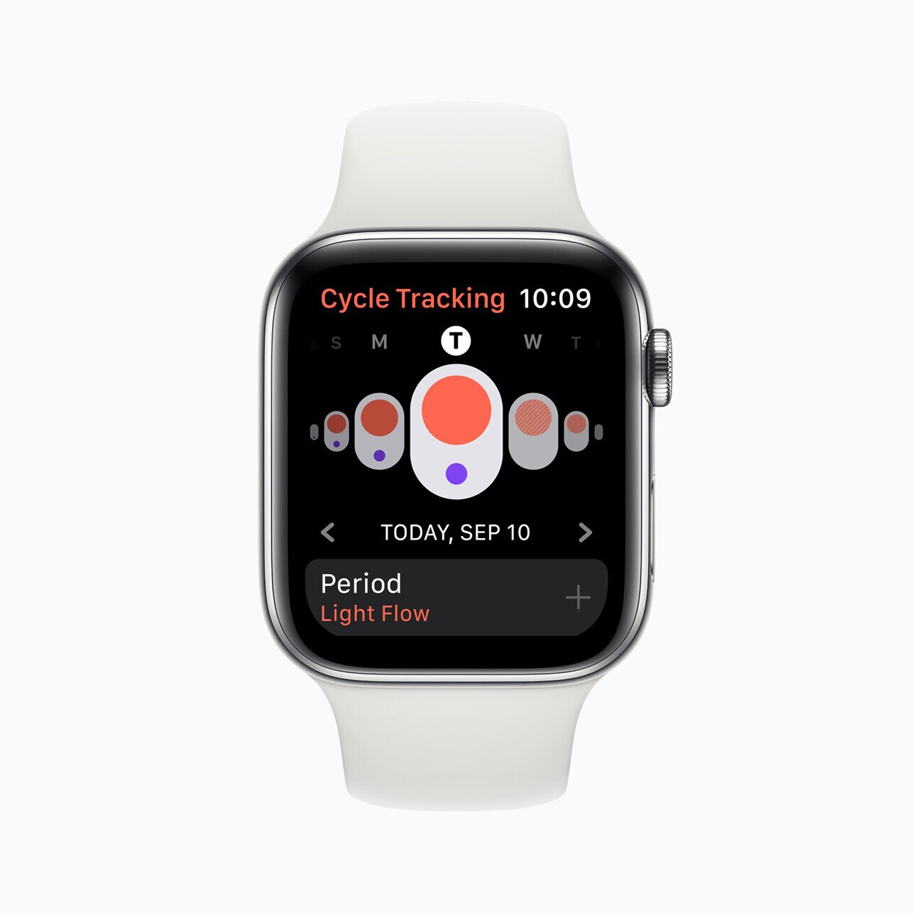 Apple Watch hodinky menstruace