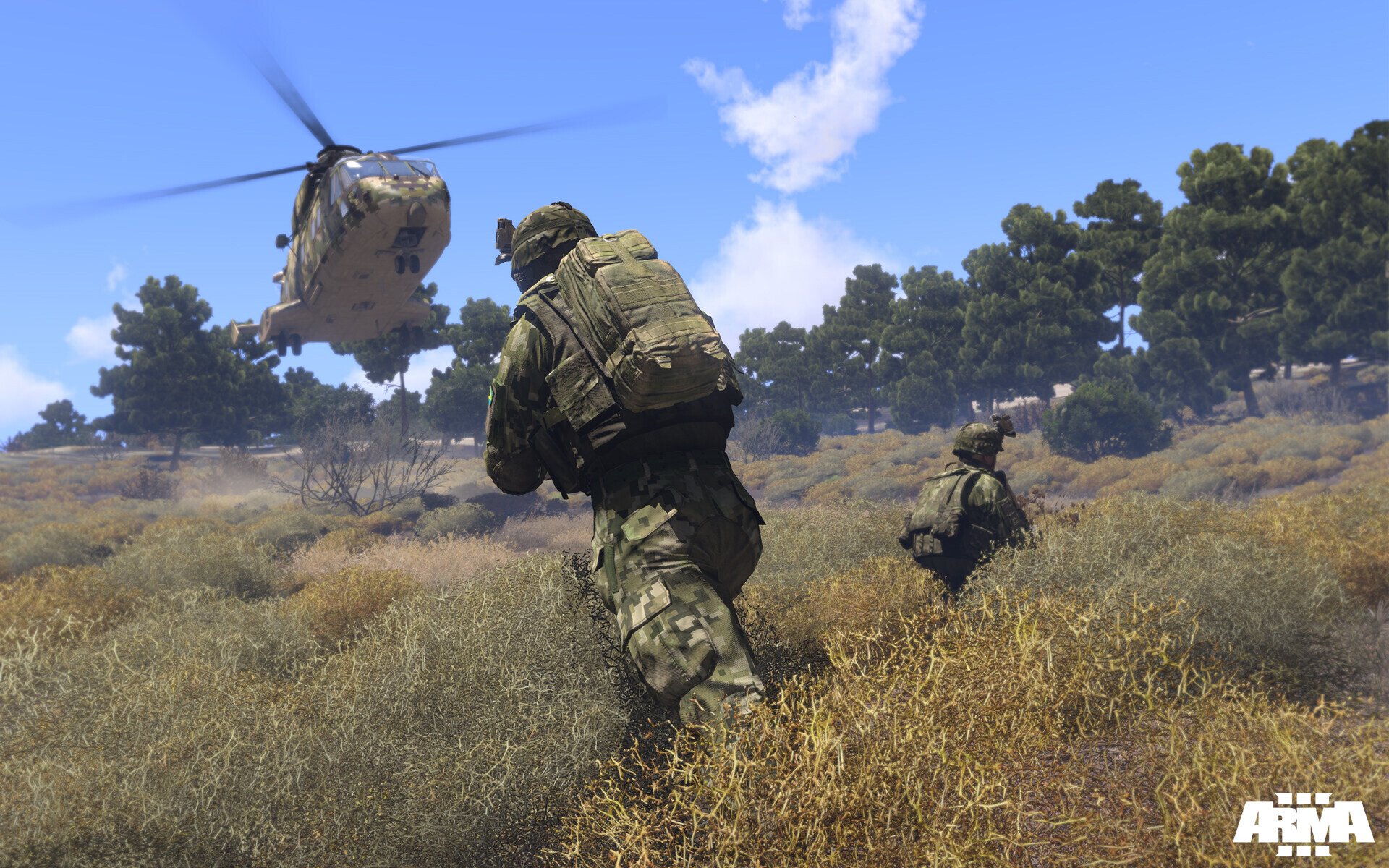 Záběr ze hry Arma 3 od Bohemia Interactive