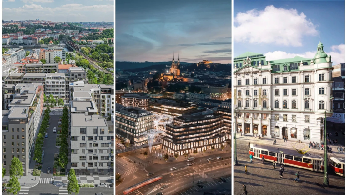 Paláce, celé čtvrti i nákupní centra. Kde a co se bude příští rok stavět?